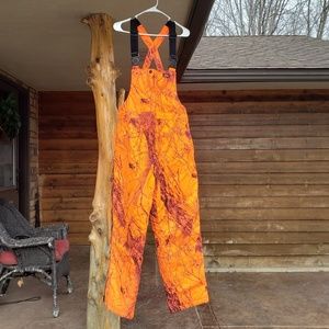 Mount'n Prairie | Blaze Orange Hunting Bibs